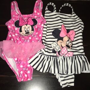 Little girls Minnie Mouse Swimsuit